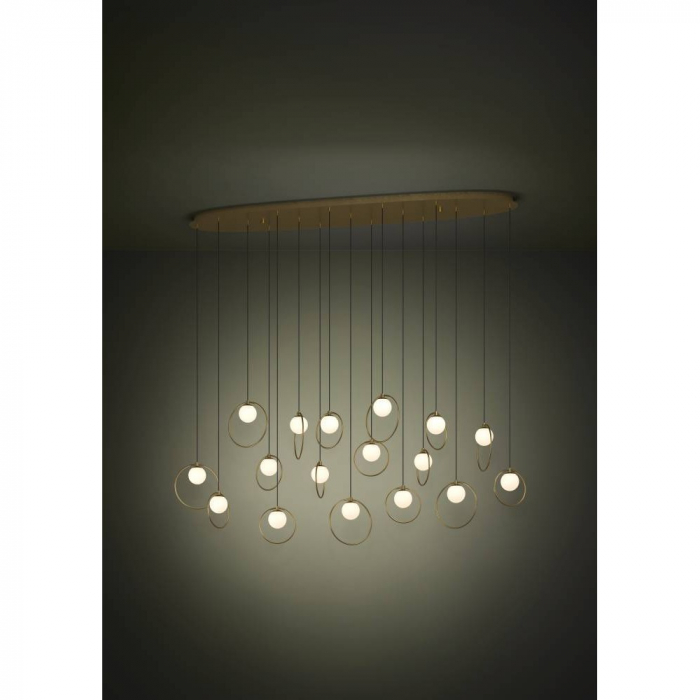 Lustră EGLO PORTOCOLOM 390348, 17X3W, 3000K, Oțel [2]