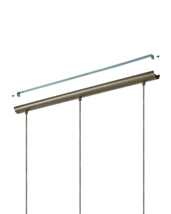 Lustra EGLO Selvino 98699 E27 3X15W 220-240V,50/60Hz L 710mm x l 100mm x H 1100mm otel nichel satinat sticla vaporizata alama IP20 [3]