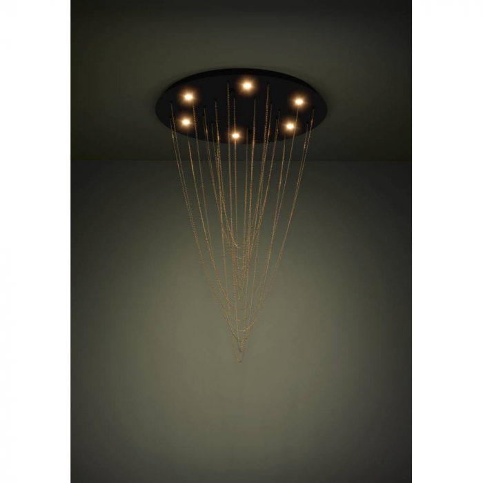 Candelabru EGLO TREPUCO 390354, 6X5,4W, 3000K, Otel, Negru [2]