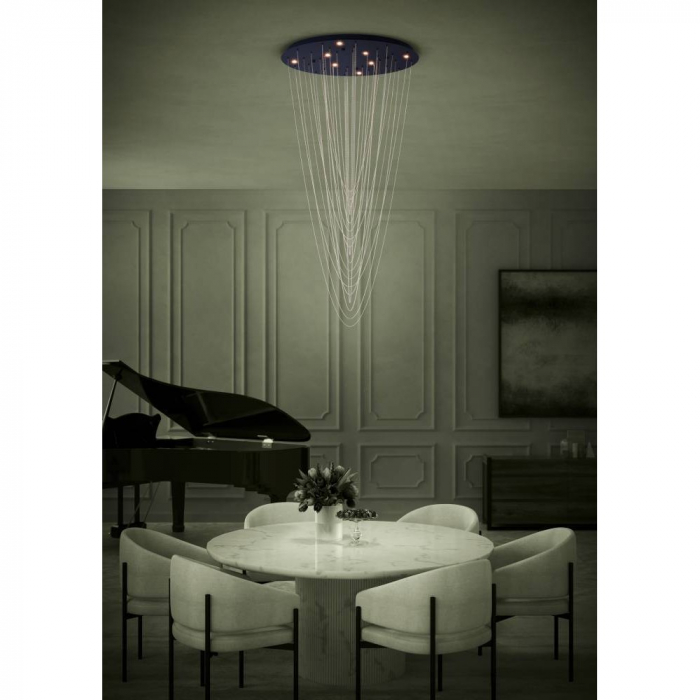 Candelabru EGLO TREPUCO 390355, 8X5,4W, 3000K, Oțel, Negru [3]