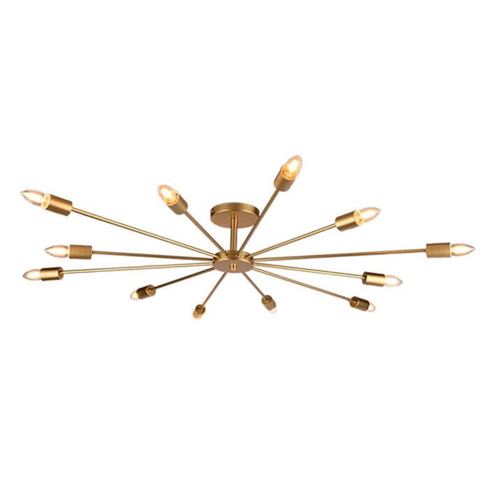 Lustra Elmark Roxie, auriu, 12XE27, D.130 cm, 955ROXIE12 [2]