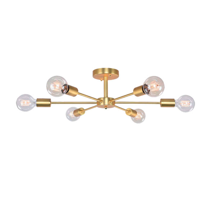 Lustra Elmark Roxie, auriu, 6XE27, 955ROXIE6 [2]