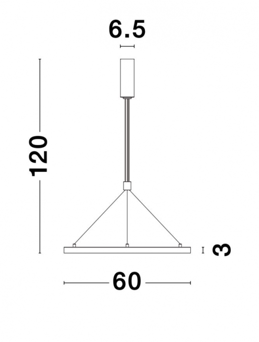 Lustra EMPATIA Nova Luce 9172835 LED 35 W , 2450 lm, 3000K IP20 Brass Gold [6]