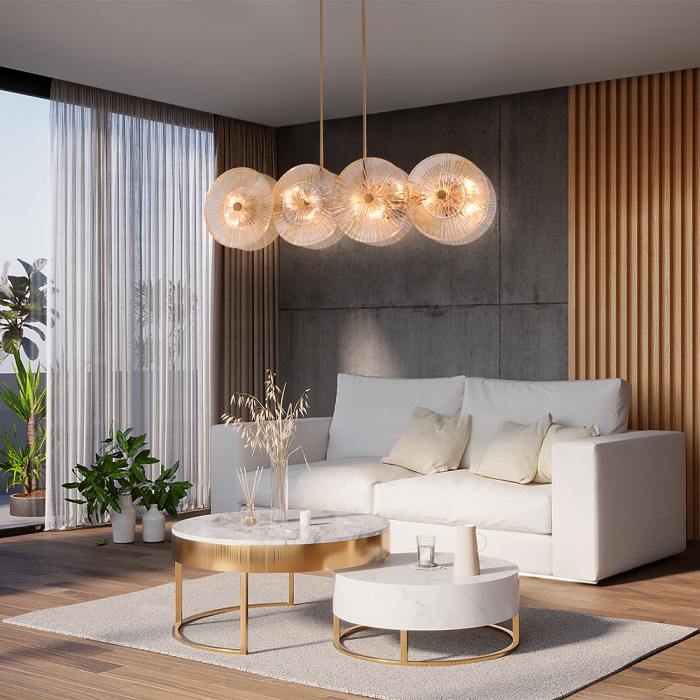 Lustra Maytoni Aster MOD007PL-08G1 E14 8x40W -  Metal Gold IP20 [4]
