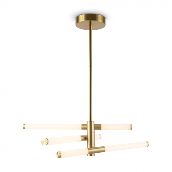 Lustra Maytoni Axis MOD106PL-L28G3K LED 28W 3000K 3000lm Aluminiu Gold IP20 [5]