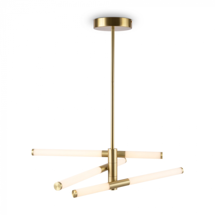 Lustra Maytoni Axis MOD106PL-L28G3K LED 28W 3000K 3000lm Aluminiu Gold IP20 [4]