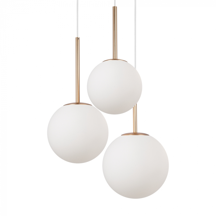 Lustra Maytoni Basic form MOD321PL-03G1 E14 3x40W -  Metal Gold IP20 [3]