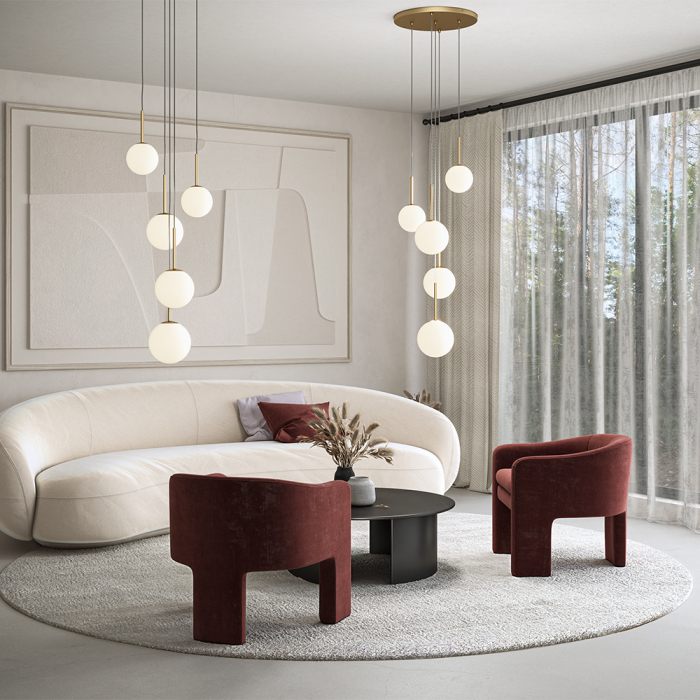 Lustra Maytoni Basic form MOD321PL-05G E14 5x40W -  Metal Gold IP20 [5]