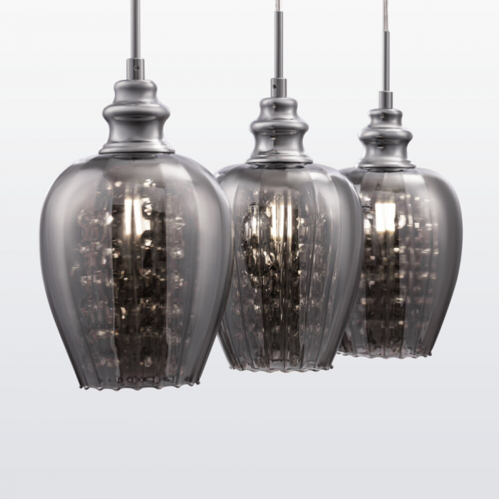 Lustra Maytoni Blues MOD033-PL-03-N E14 3x40W -  Metal/Glass Nickel IP20 [2]