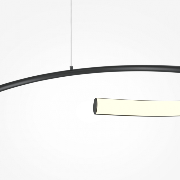 Lustra Maytoni Curve MOD242PL-L33BK LED 31W 3000K-4000K 1600km Aluminiu Black IP20 [2]