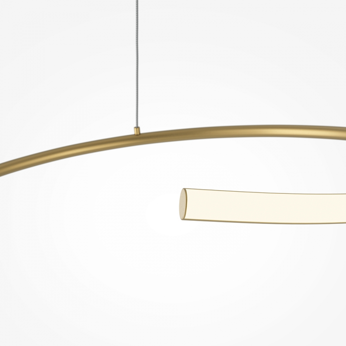 Lustra Maytoni Curve MOD242PL-L33BSK LED 31W 2600K-3500K 2100lm Aluminiu Brass IP20 [2]