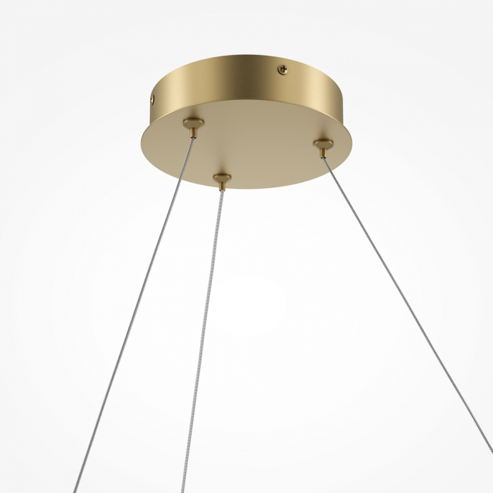 Lustra Maytoni Curve MOD242PL-L33BSK LED 31W 2600K-3500K 2100lm Aluminiu Brass IP20 [4]