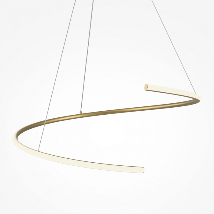 Lustra Maytoni Curve MOD242PL-L33BSK LED 31W 2600K-3500K 2100lm Aluminiu Brass IP20 [3]