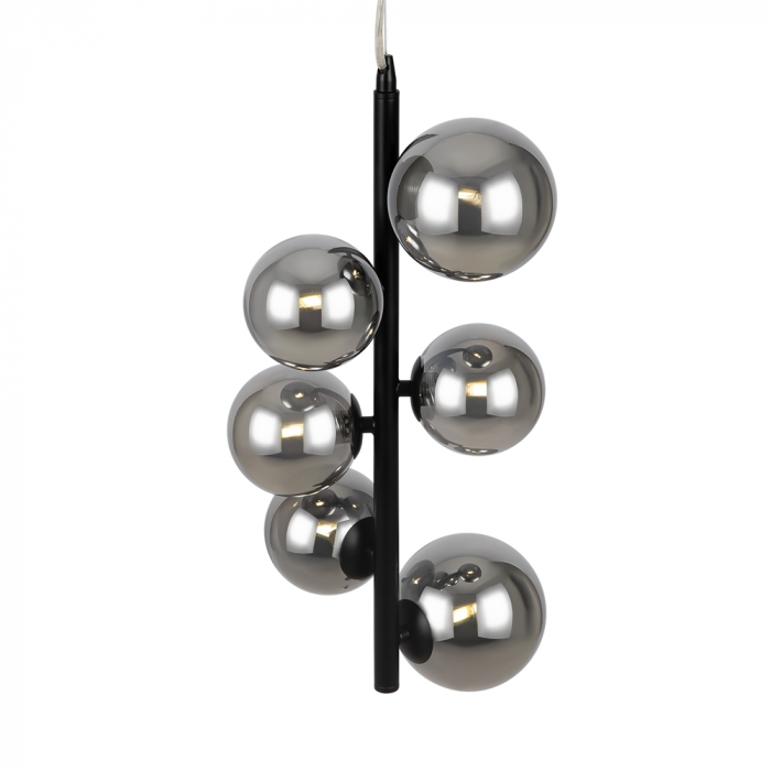 Lustra Maytoni Dallas MOD545PL-06B G9 6x28W -  Metal Black/Chrome IP20 [3]