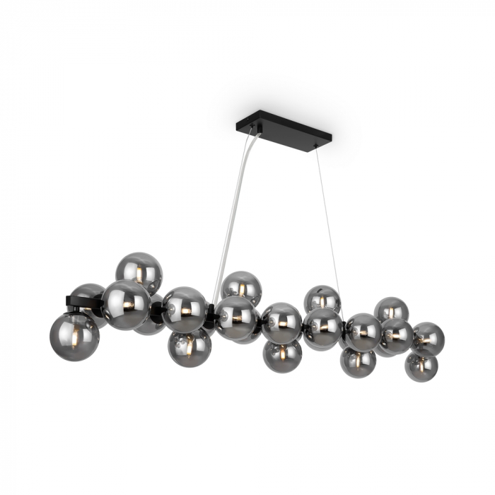 Lustra Maytoni Dallas MOD547PL-25B G9 25x28W -  Metal Black/Chrome IP20 [3]