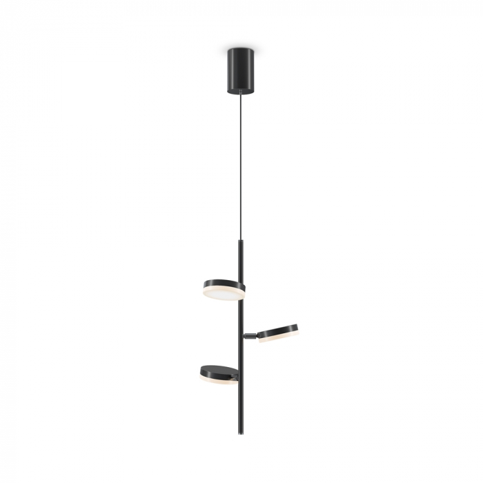 Lustra Maytoni Fad MOD070PL-L18B3K LED 18W 3000K 1100lm Metal Black IP20 [3]