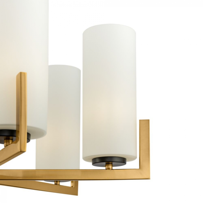 Lustra Maytoni Fortano MOD089PL-06BS E27 6x40W -  Metal Black/Brass IP20 [3]