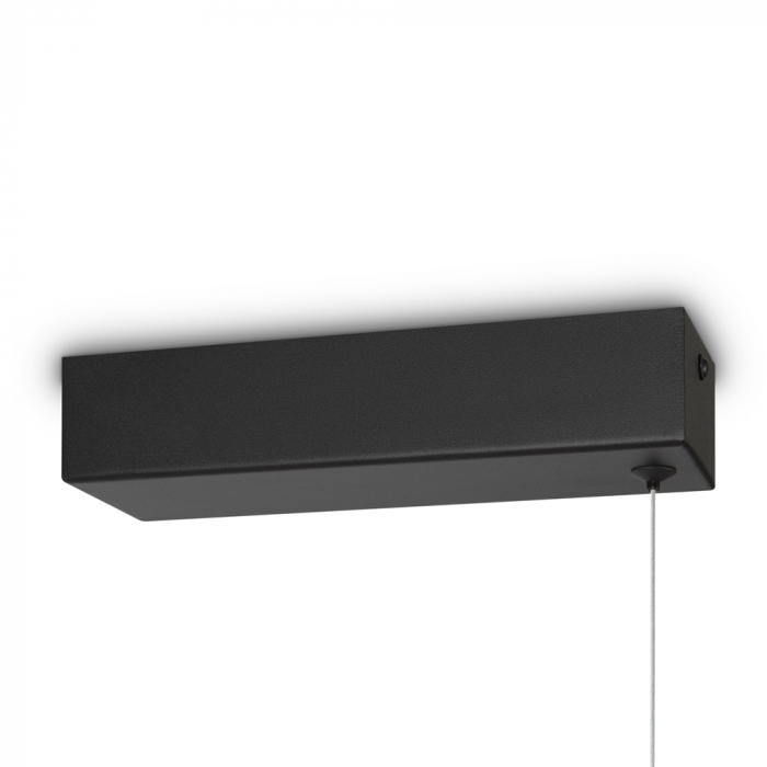 Lustra Maytoni Halo MOD005PL-L48BK LED 48W 3000K-4000K 2200lm Aluminiu Black IP20 [4]