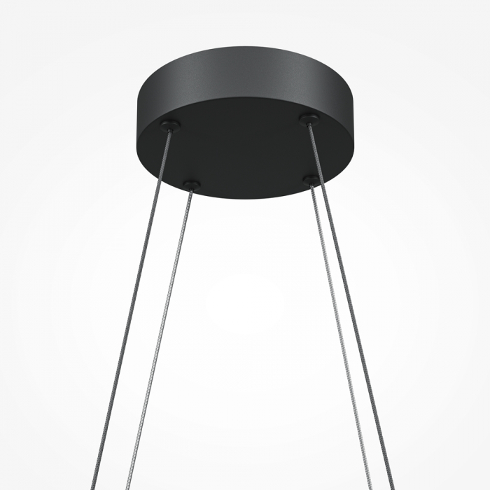 Lustra Maytoni Halo MOD244PL-L50BK LED 40W 3000K-4000K 800lm Aluminiu Black IP20 [4]