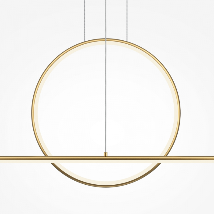 Lustra Maytoni Halo MOD247PL-L49BSK LED 40W 2600K-3500K 1500lm Aluminiu Brass IP20 [3]