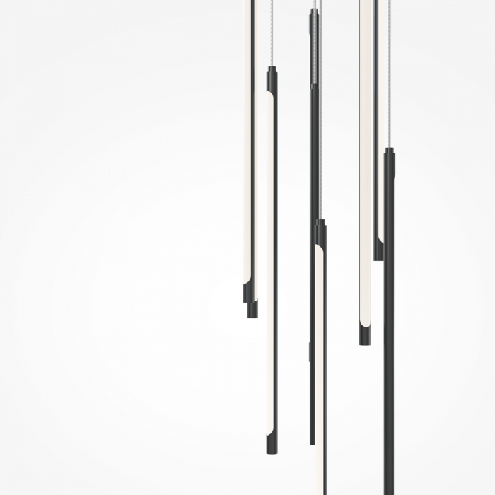 Lustra Maytoni Light stick MOD236PL-L54B3K LED 46W 3000K 3350lm Aluminiu Black IP20 [2]