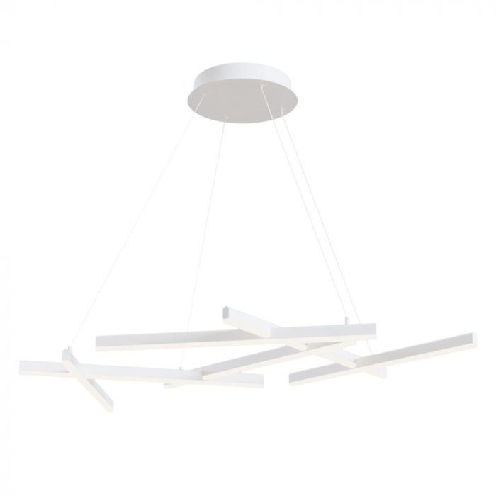 Lustra Maytoni Line MOD016PL-L75W LED 79W 3000K 3100lm Aluminiu White IP20 [4]