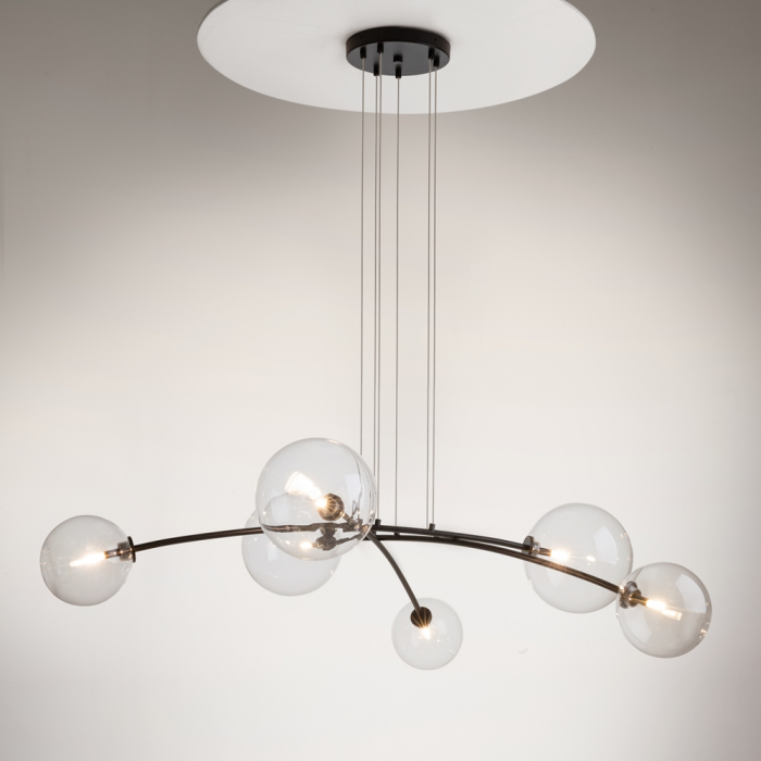 Lustra Maytoni Mood MOD172PL-06B G4 6x20W -  Metal Black IP20 [2]