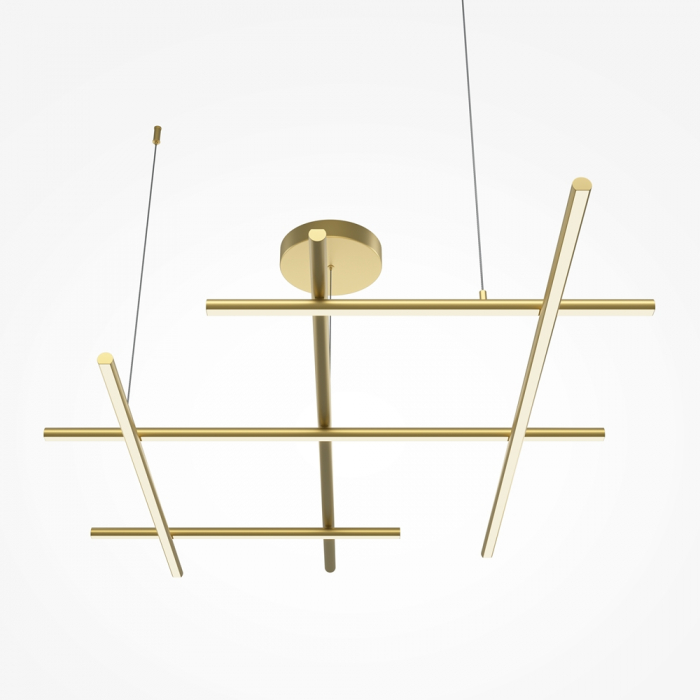 Lustra Maytoni Radiance MOD278PL-L86G3K LED 80W 3000K 3150lm Aluminiu Gold IP20 [3]