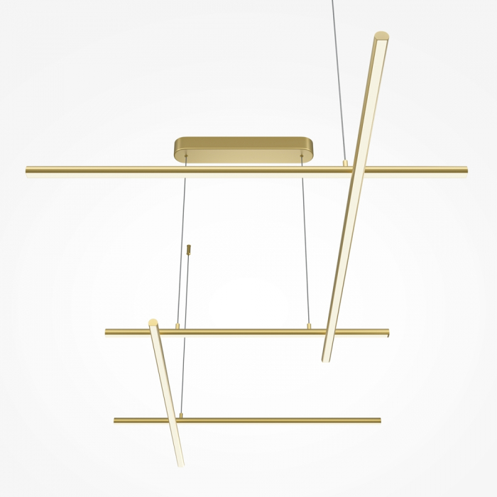 Lustra Maytoni Radiance MOD278PL-L86G3K1 LED 80W 3000K 1900lm Aluminiu Gold IP20 [3]