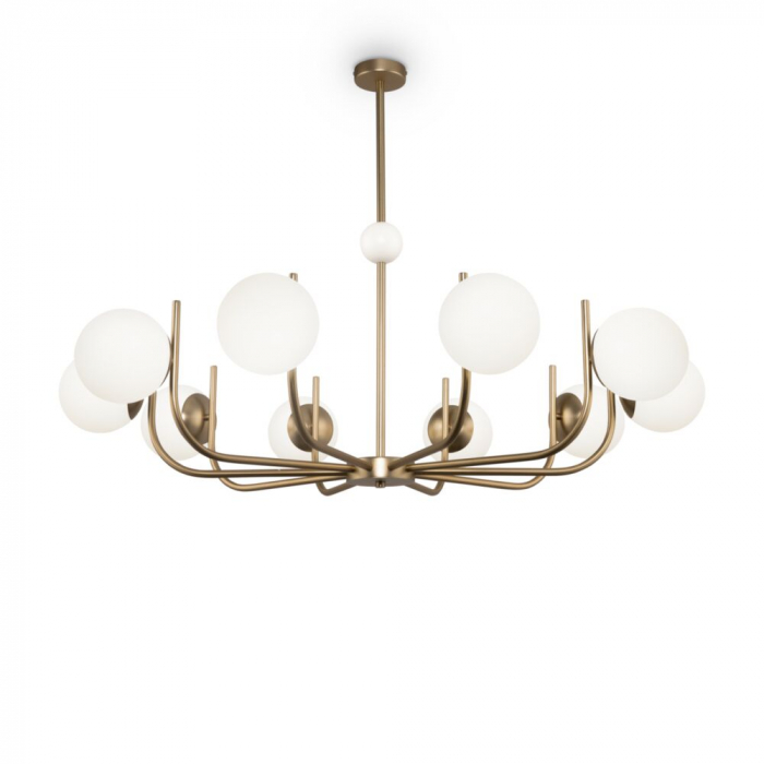 Lustra Maytoni Rendez-vous MOD109PL-10BS E14 10x40W -  Metal/Glass Brass IP20 [2]