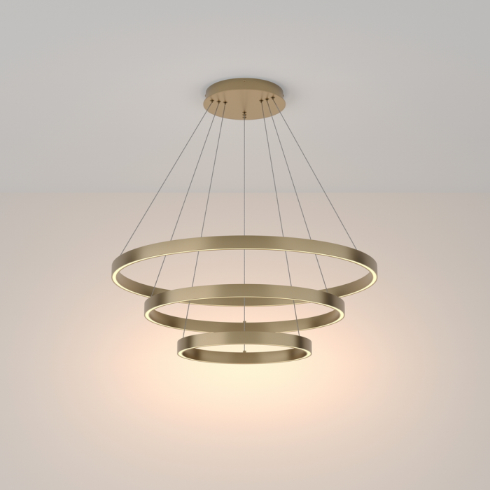 Lustra Maytoni Rim MOD058PL-L100BS3K LED 115W 3000K 6100lm Aluminiu Brass IP20 [2]