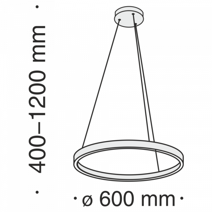 Lustra Maytoni Rim MOD058PL-L32B4K LED 37W 4000K 2200lm Aluminiu Black IP20 [5]