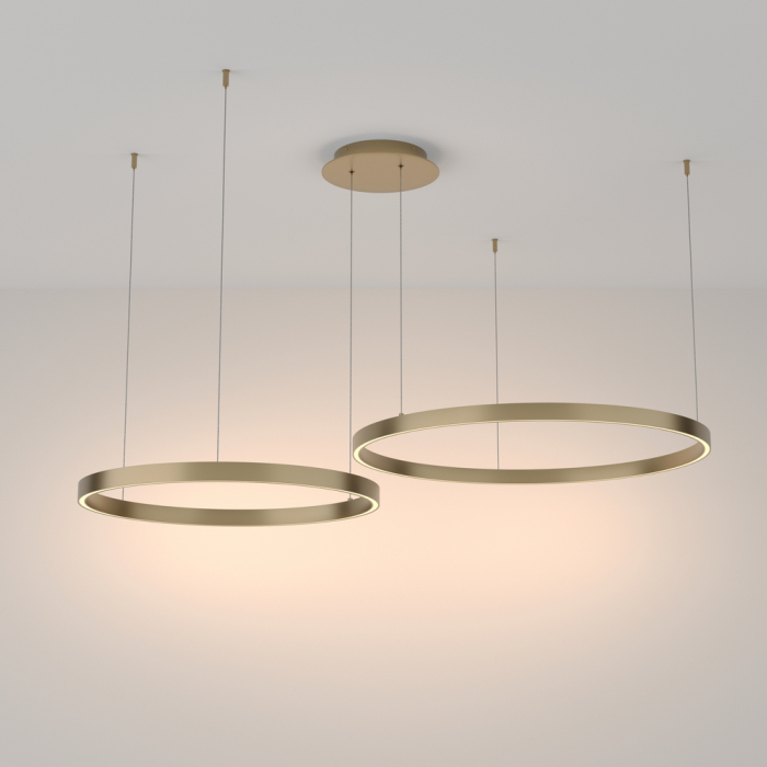 Lustra Maytoni Rim MOD058PL-L74BS3K LED 88W 3000K 5200lm Aluminiu Brass IP20 [3]