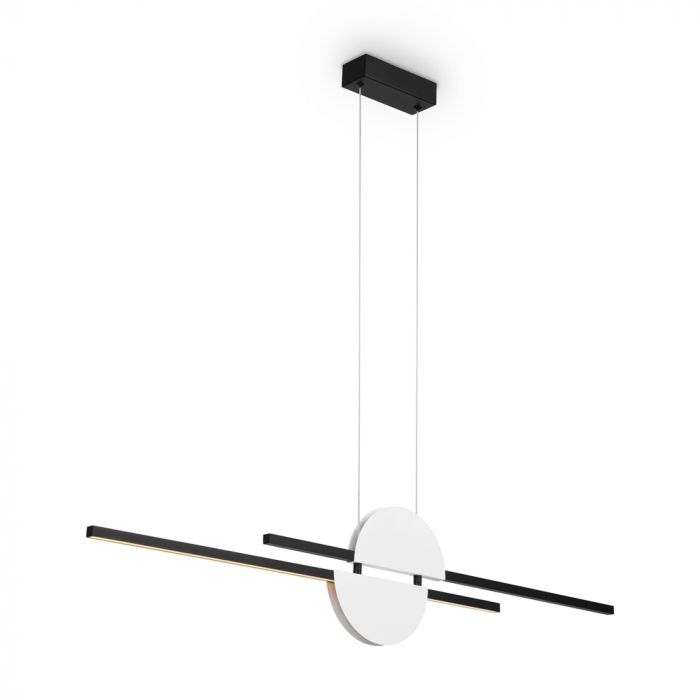 Lustra Maytoni Skyline MOD179PL-L26W4K LED 26W 4000K 900lm Aluminiu Black/White IP20 [3]