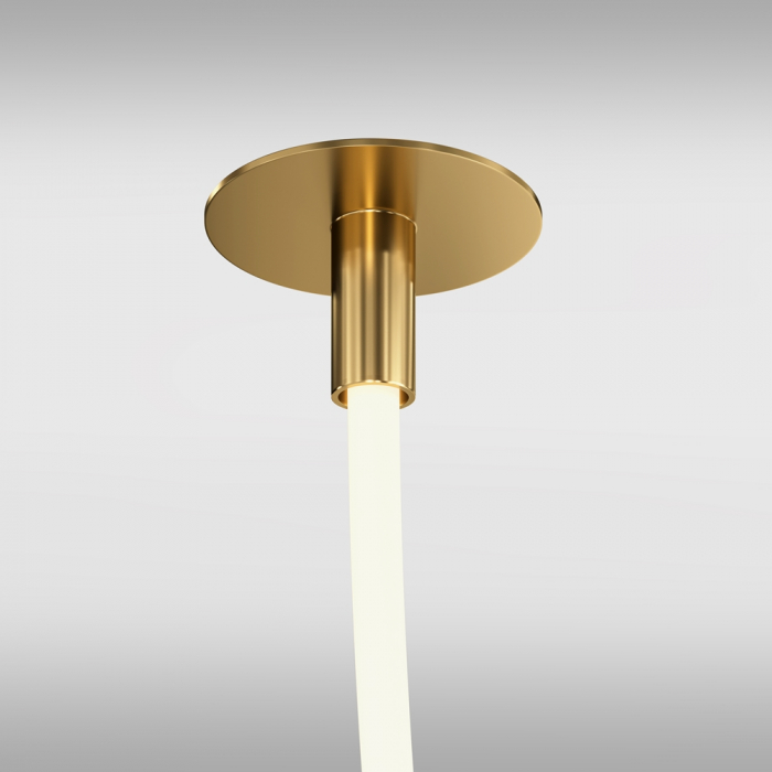 Lustra Maytoni Tau MOD146PL-L40G3K LED 40W 3000K 2200lm Aluminiu Gold IP20 [4]