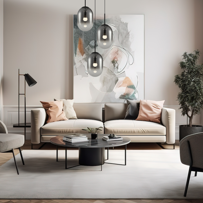 Lustră Milagro Alias  3xE14 max 40W   230V/50Hz Black Metal & Sticla IP20 [3]