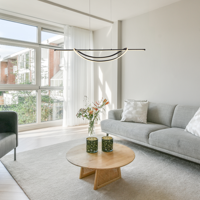 Lustra Milagro Ambar LED 35W 1600Lm 4000K 230V Black Metal & Plastic IP20 [3]