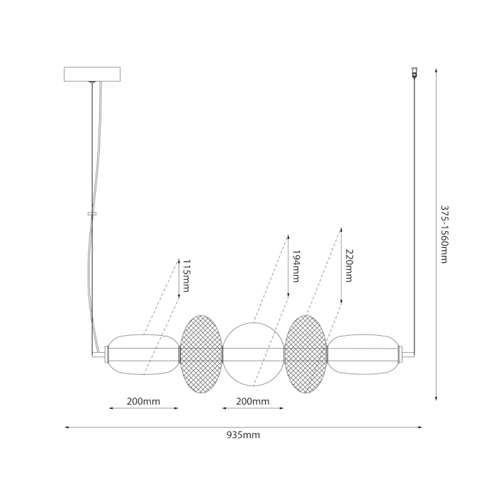 Lustra Milagro Arame LED 32W 3534lm 3000K 230V Black Metal & Sticla IP20 [5]
