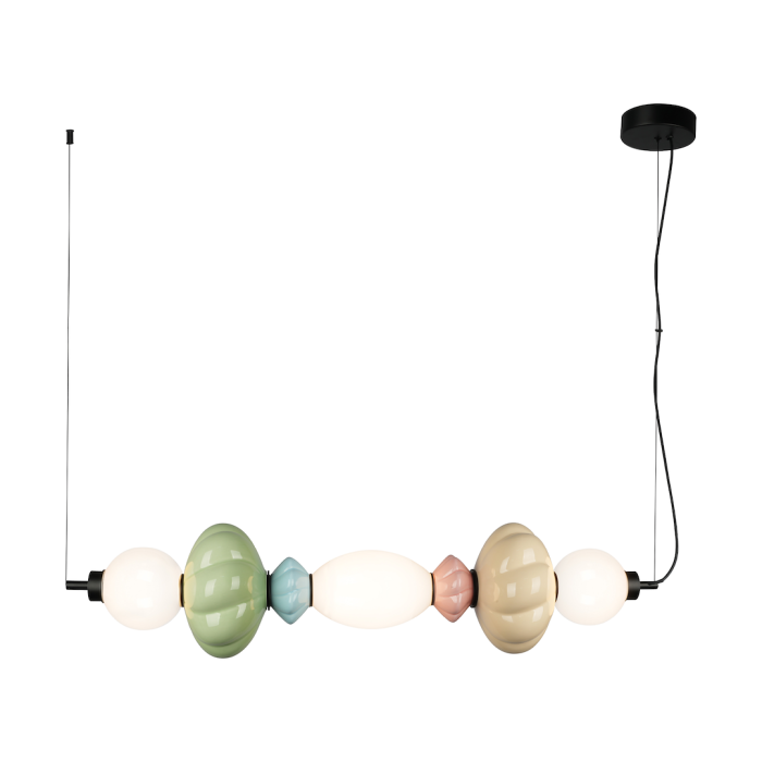 Lustra Milagro Ascoli LED 24W 2835lm 3000K 230V Multicolor Metal & Sticla & Ceramica IP20 [2]