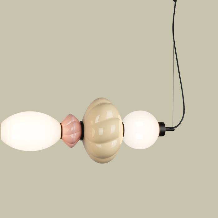 Lustra Milagro Ascoli LED 24W 2835lm 3000K 230V Multicolor Metal & Sticla & Ceramica IP20 [4]