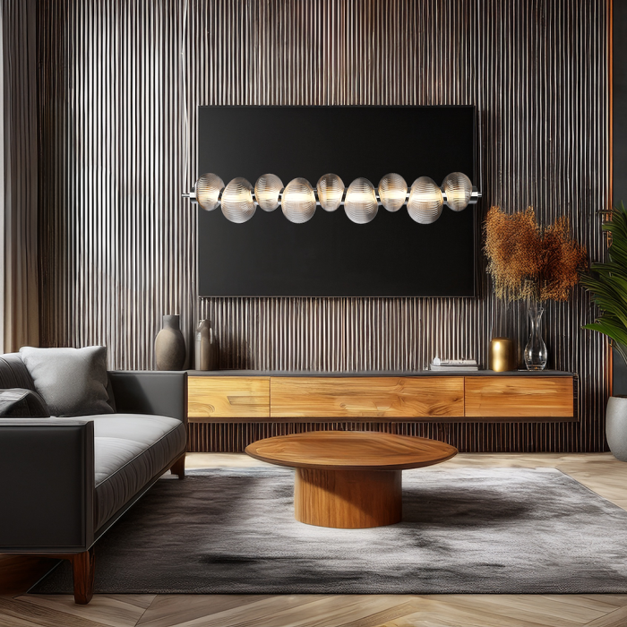 Lustra Milagro Bolla LED 32W 3688lm 3000K 230V Crom Metal & Sticla IP20 [4]