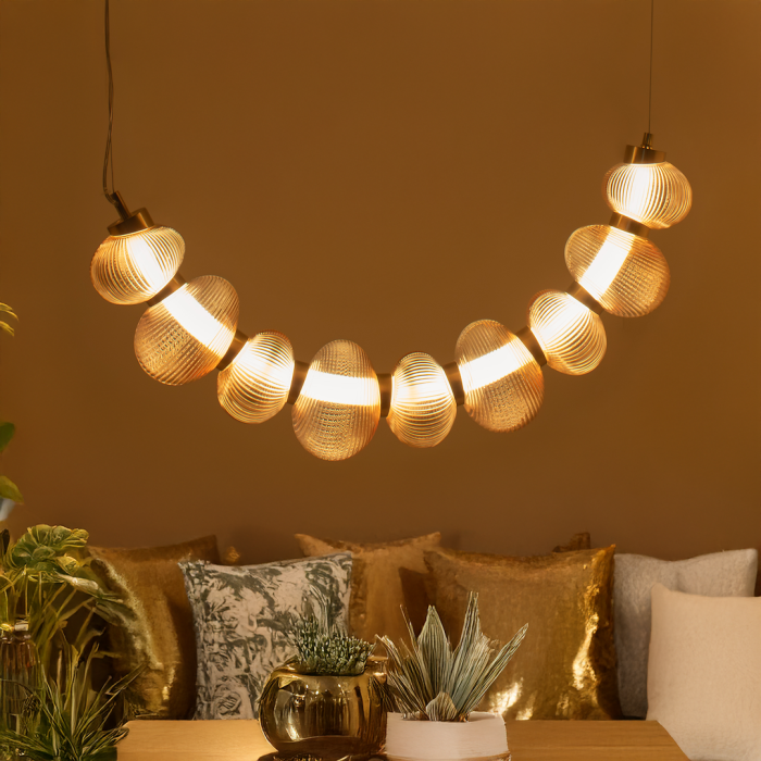 Lustra Milagro Bolla LED 36W 3536lm 3000K 230V Gold Metal & Sticla IP20 [8]