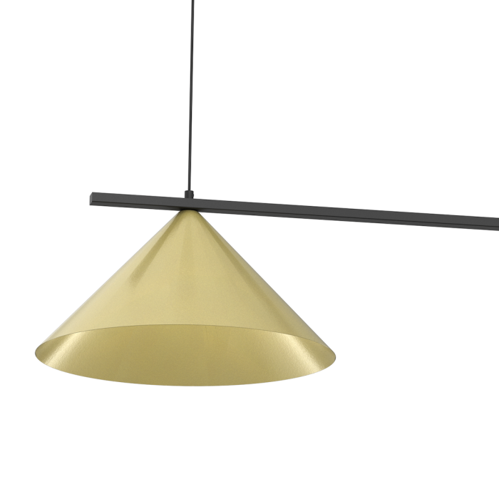 Lustră Milagro Capital  2xGX53   230V/50Hz Black & Gold Metal IP20 [2]