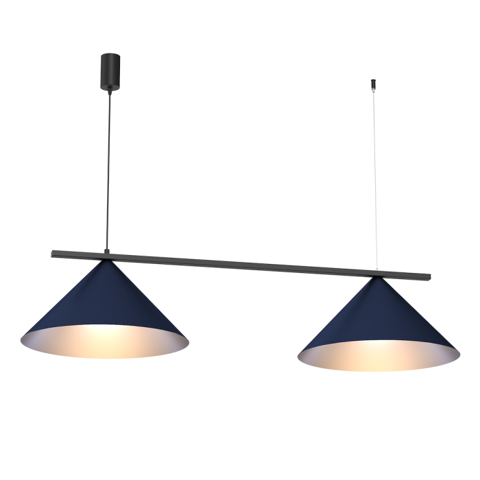 Lustră Milagro Capital  2xGX53   230V/50Hz Blue Metal IP20 [2]