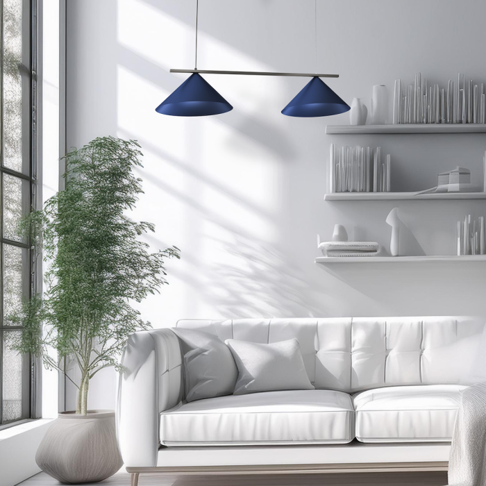 Lustră Milagro Capital  2xGX53   230V/50Hz Blue Metal IP20 [4]