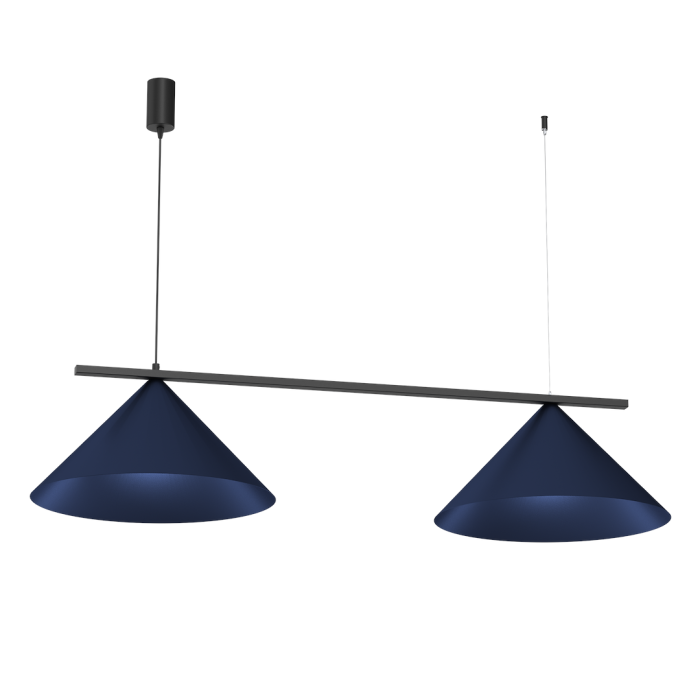Lustră Milagro Capital  2xGX53   230V/50Hz Blue Metal IP20 [7]