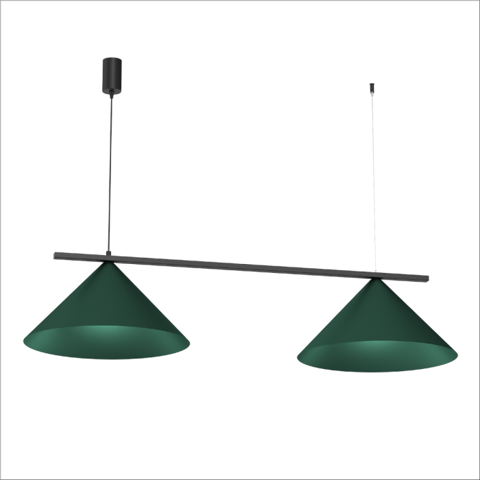 Lustră Milagro Capital  2xGX53   230V/50Hz Green Metal IP20 [7]