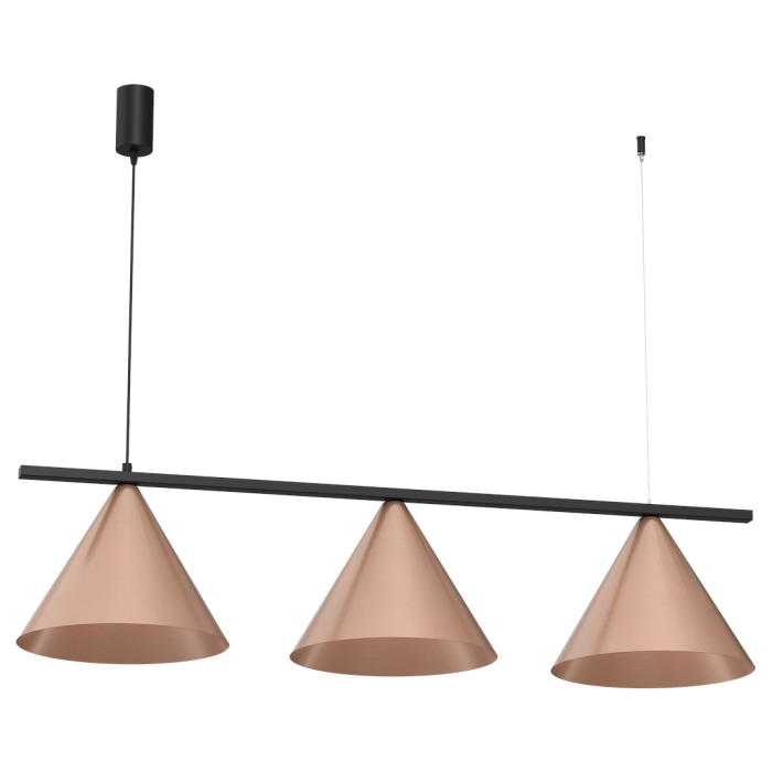 Lustră Milagro Capital  3xGX53   230V/50Hz Black& Cooper Metal IP20 [6]