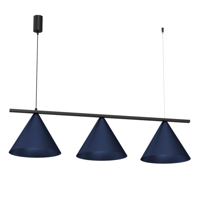 Lustră Milagro Capital  3xGX53   230V/50Hz Blue Metal IP20 [7]