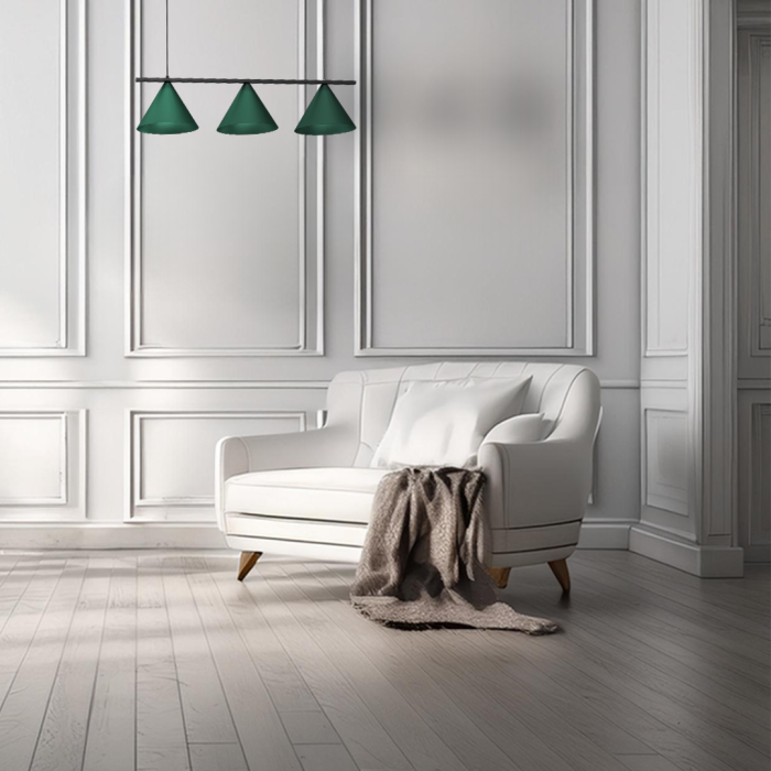 Lustră Milagro Capital  3xGX53   230V/50Hz Green Metal IP20 [4]